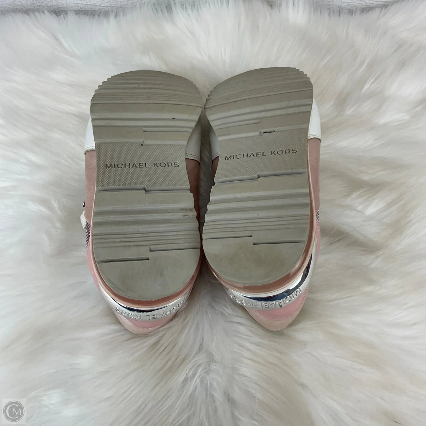 Shoes Designer By Michael Kors In Pink, Size: 9