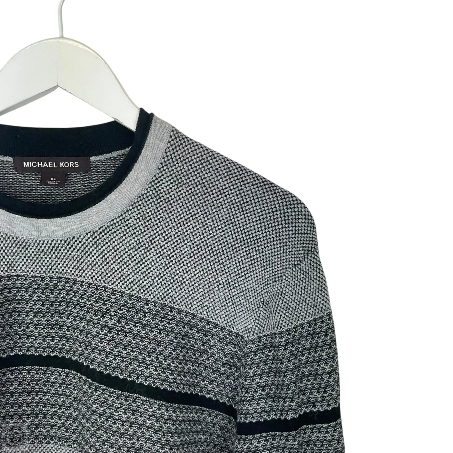 Sweater By Michael By Michael Kors In Grey, Size: Xl