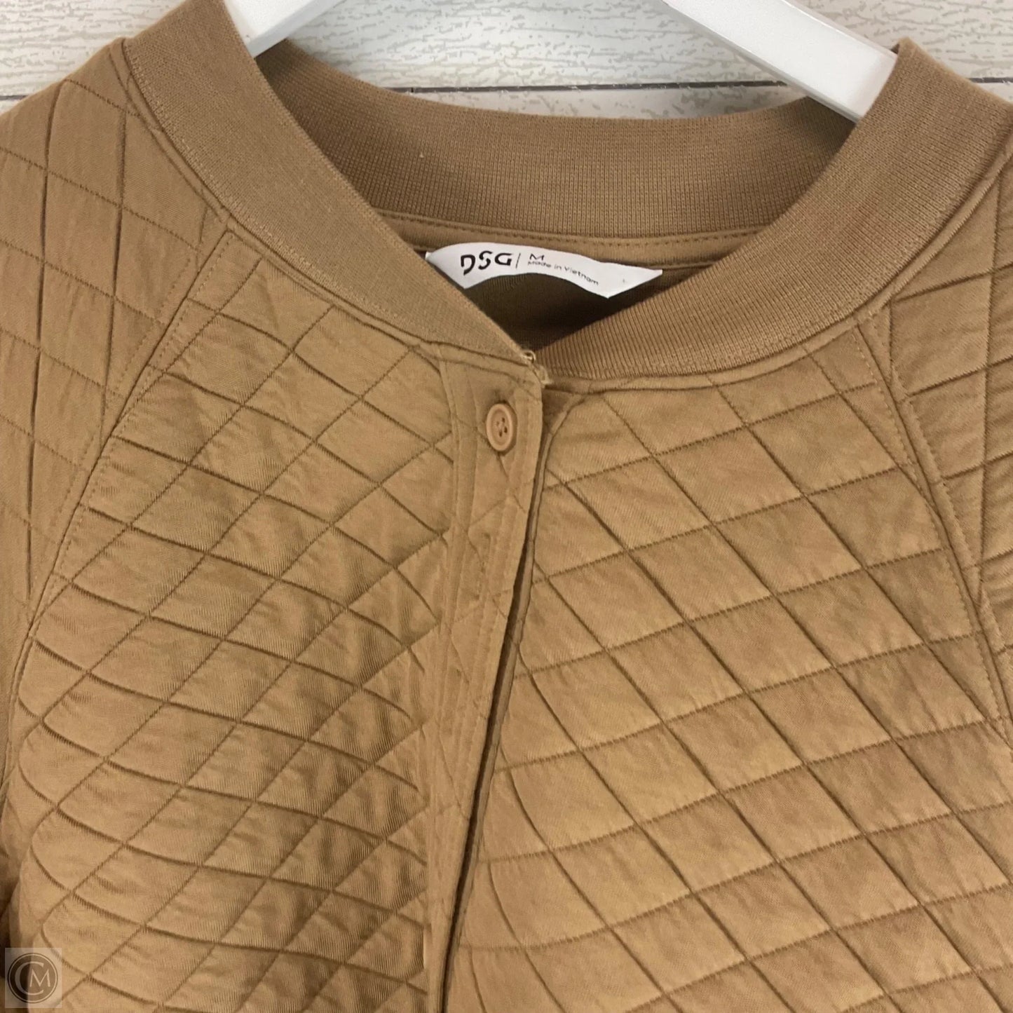 Sweatshirt Crewneck By Dsg Outerwear In Brown, Size: M