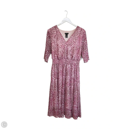 Dress Casual Midi By Kate And Lily In Pink, Size: 14