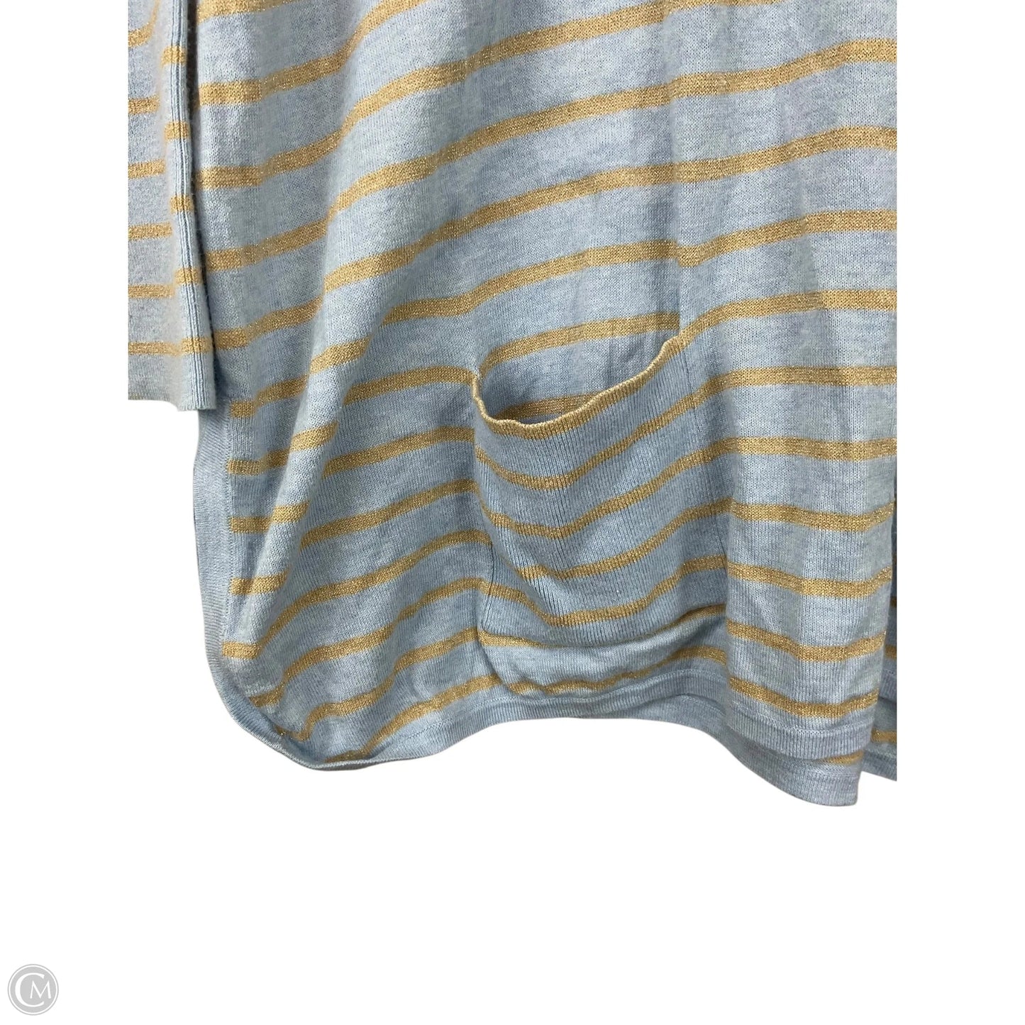 Top Long Sleeve Designer By Lilly Pulitzer In Striped Pattern, Size: M