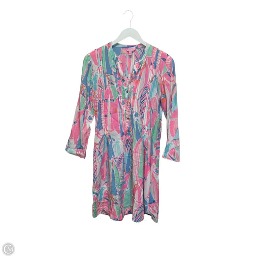 Dress Designer By Lilly Pulitzer In Blue & Pink, Size: S
