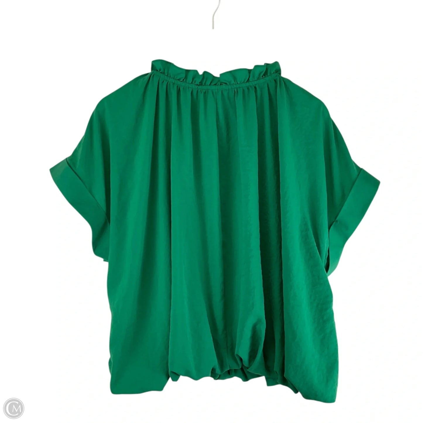 Top Short Sleeve By Entro In Green, Size: M