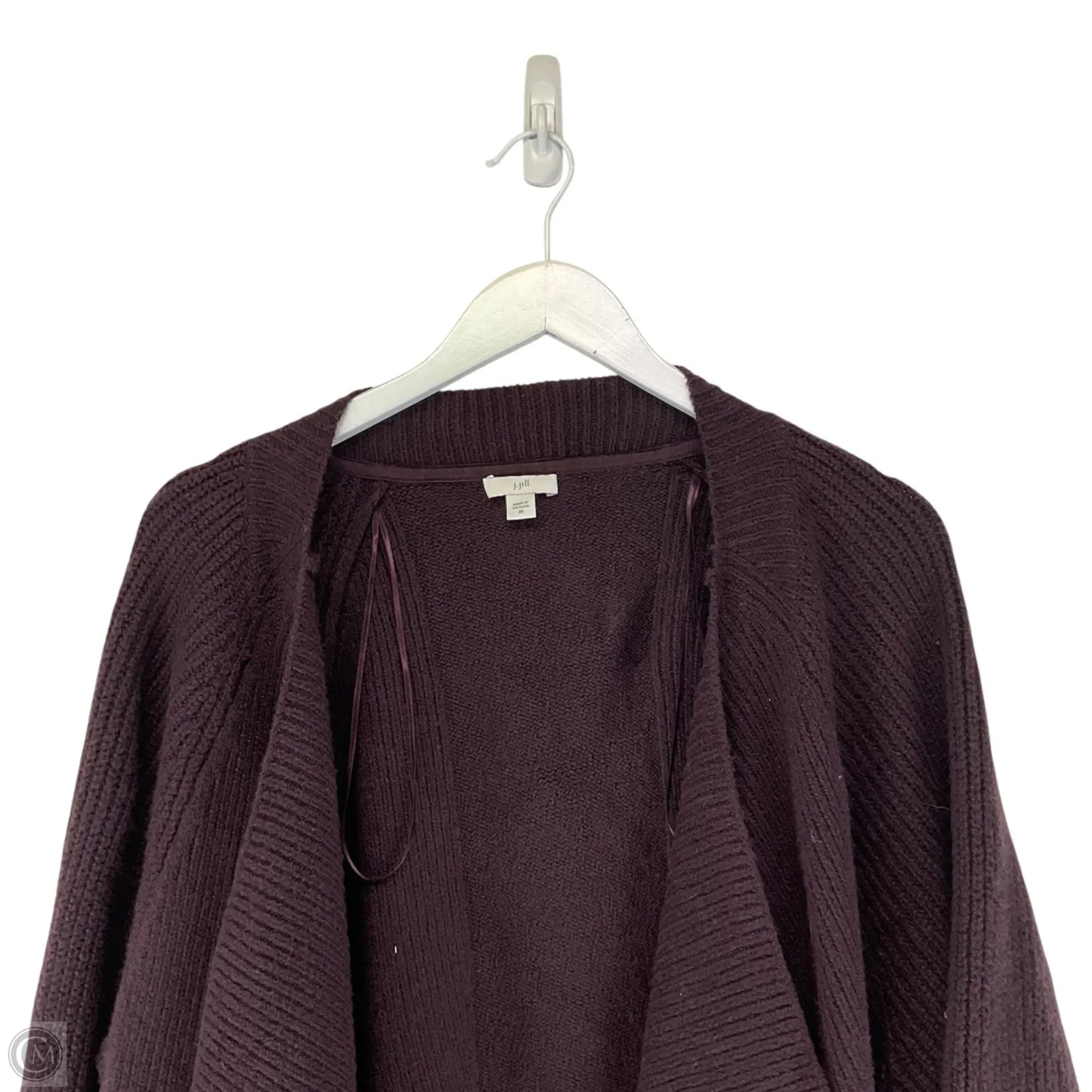 Sweater Cardigan By J. Jill In Red, Size: 2x