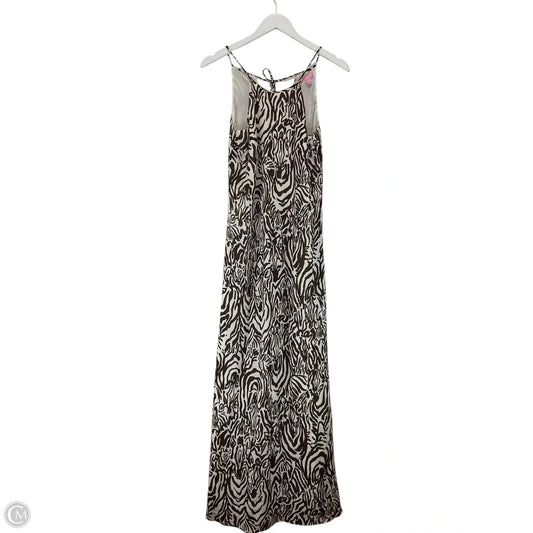 Dress Designer By Lilly Pulitzer In Brown & Cream, Size: Xs