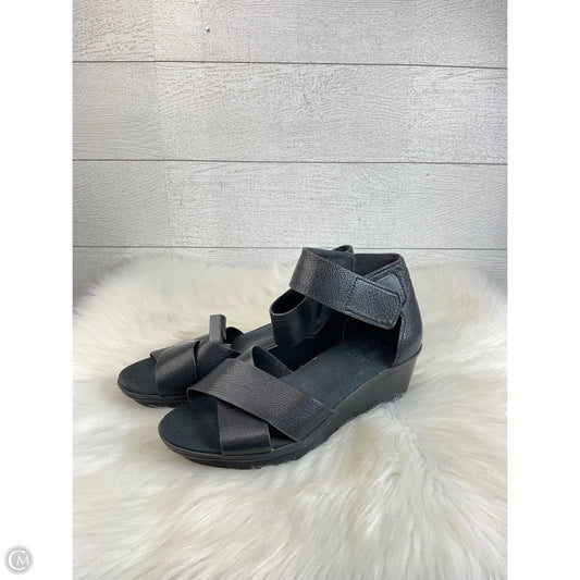 Sandals Heels Platform By Dr Scholls In Black, Size: 6.5