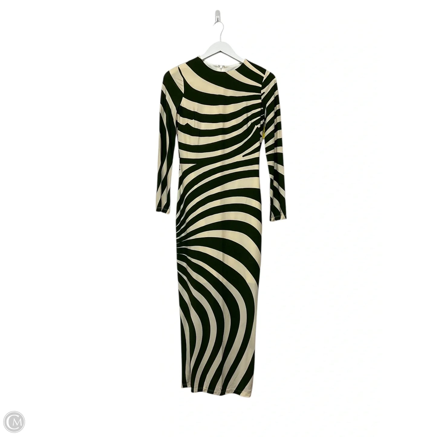 Dress Casual Maxi By Donna Karan In Green, Size: 0