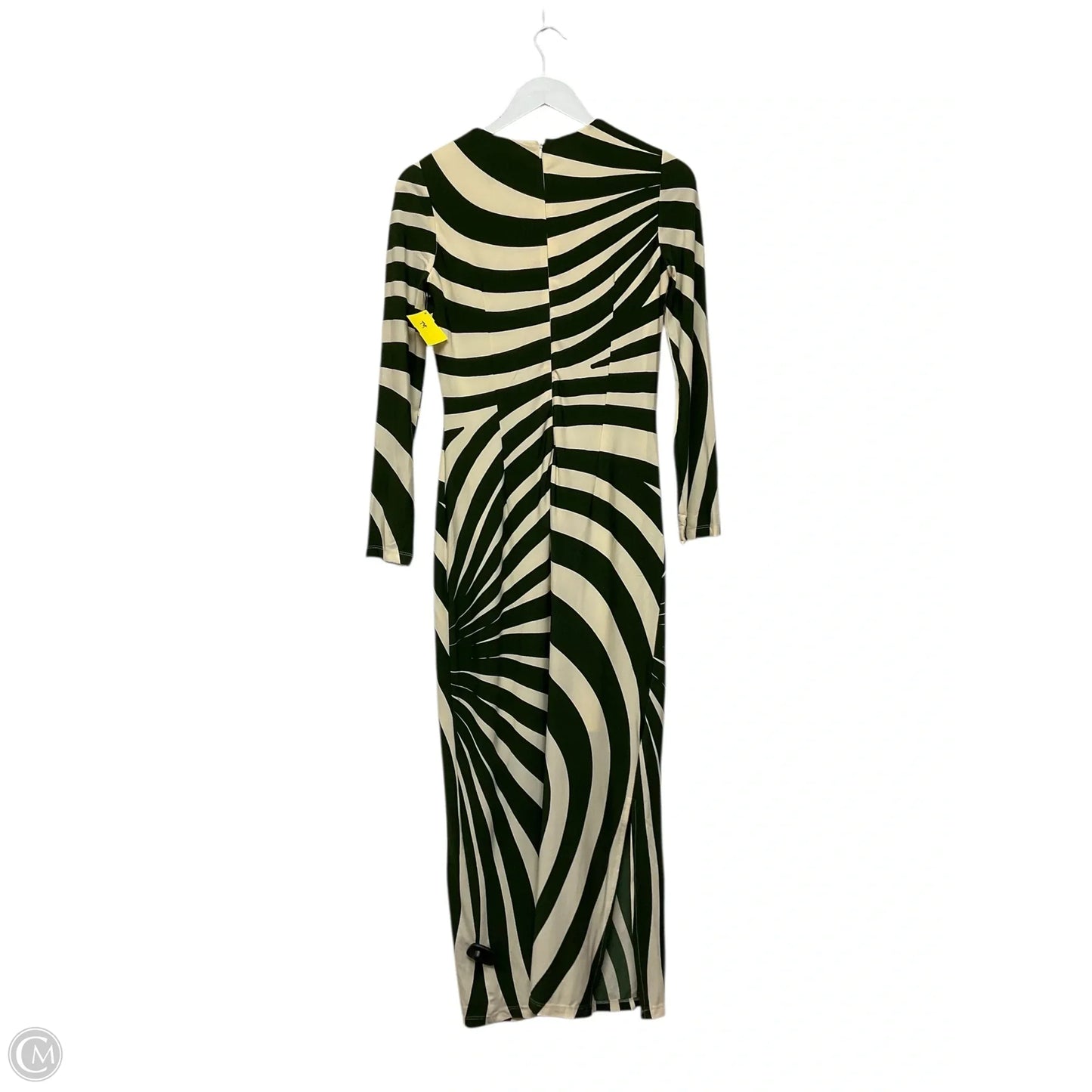 Dress Casual Maxi By Donna Karan In Green, Size: 0