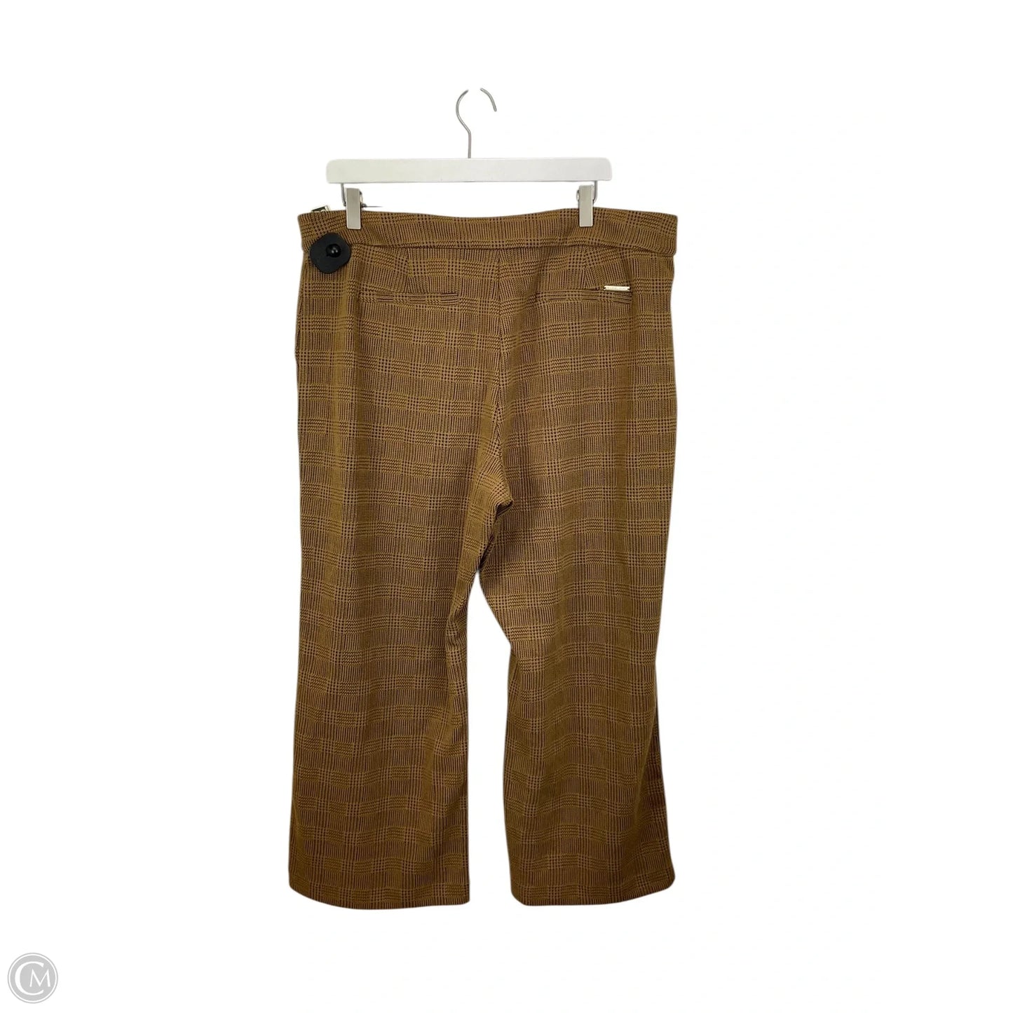 Pants Wide Leg By Michael By Michael Kors In Brown, Size: Xl