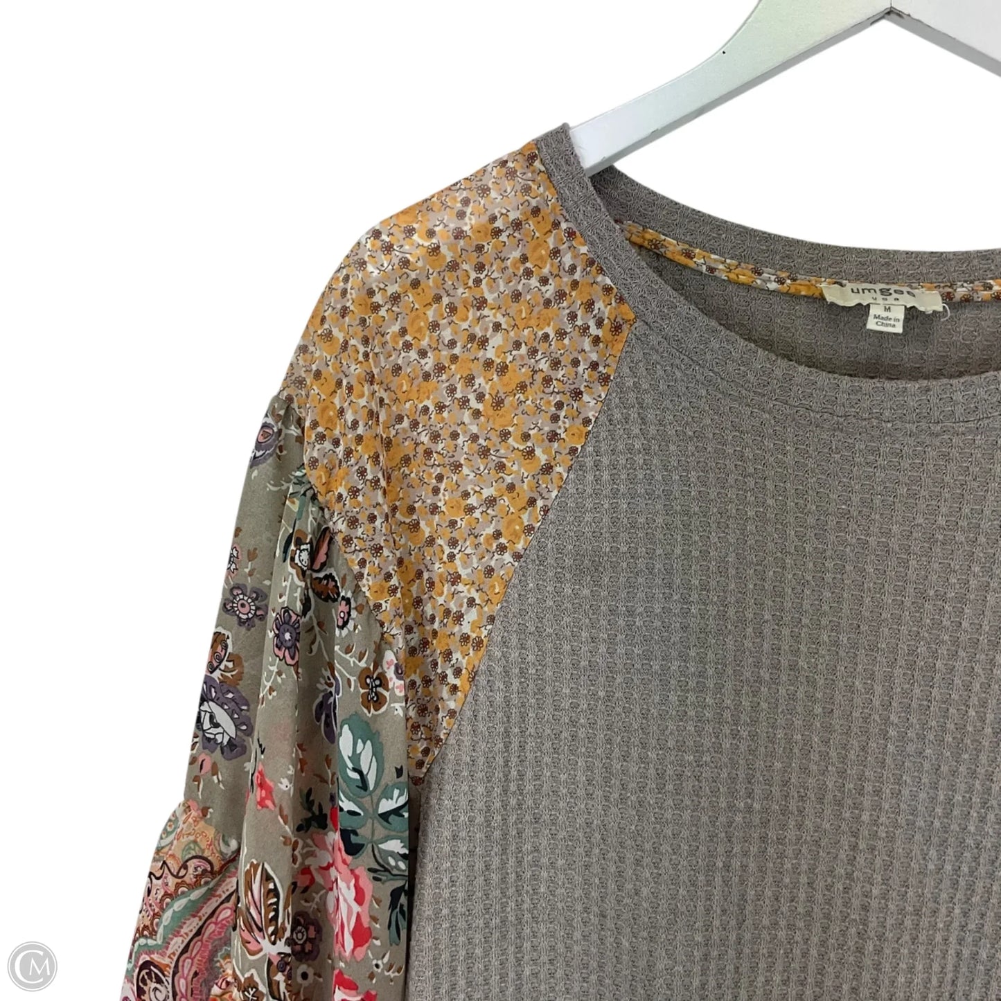 Top Short Sleeve By Umgee In Tan, Size: M