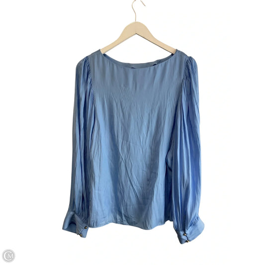 Top Long Sleeve Designer By Lilly Pulitzer In Blue, Size: L