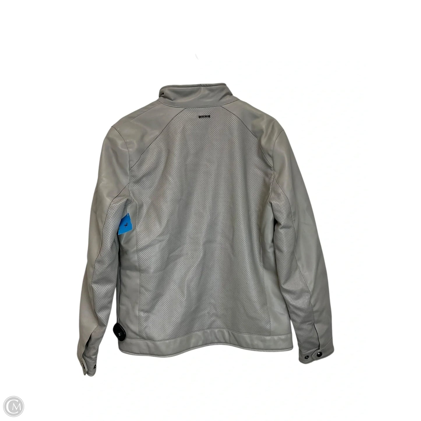 Jacket Moto By Michael By Michael Kors In Grey, Size: S