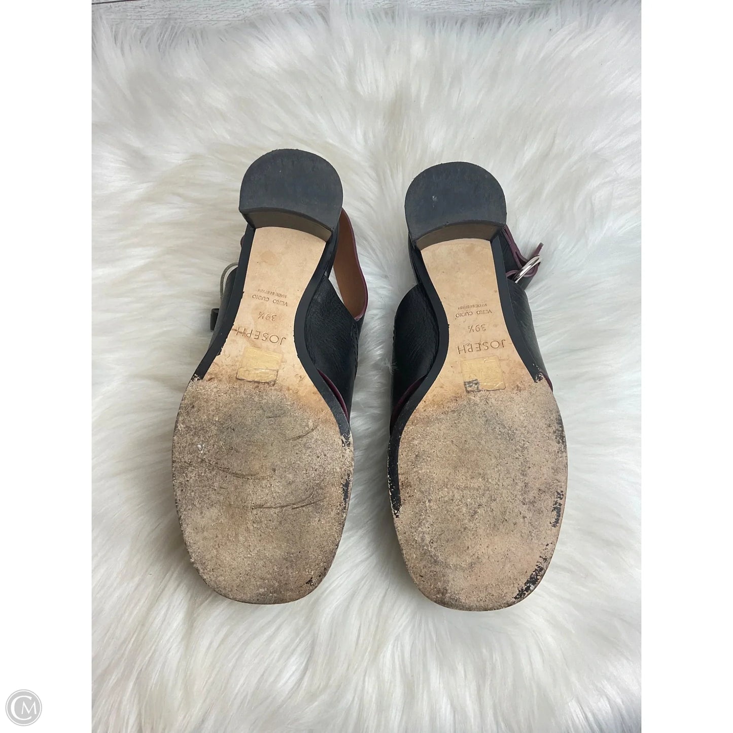 Sandals Heels Block By Cma In Black, Size: 9