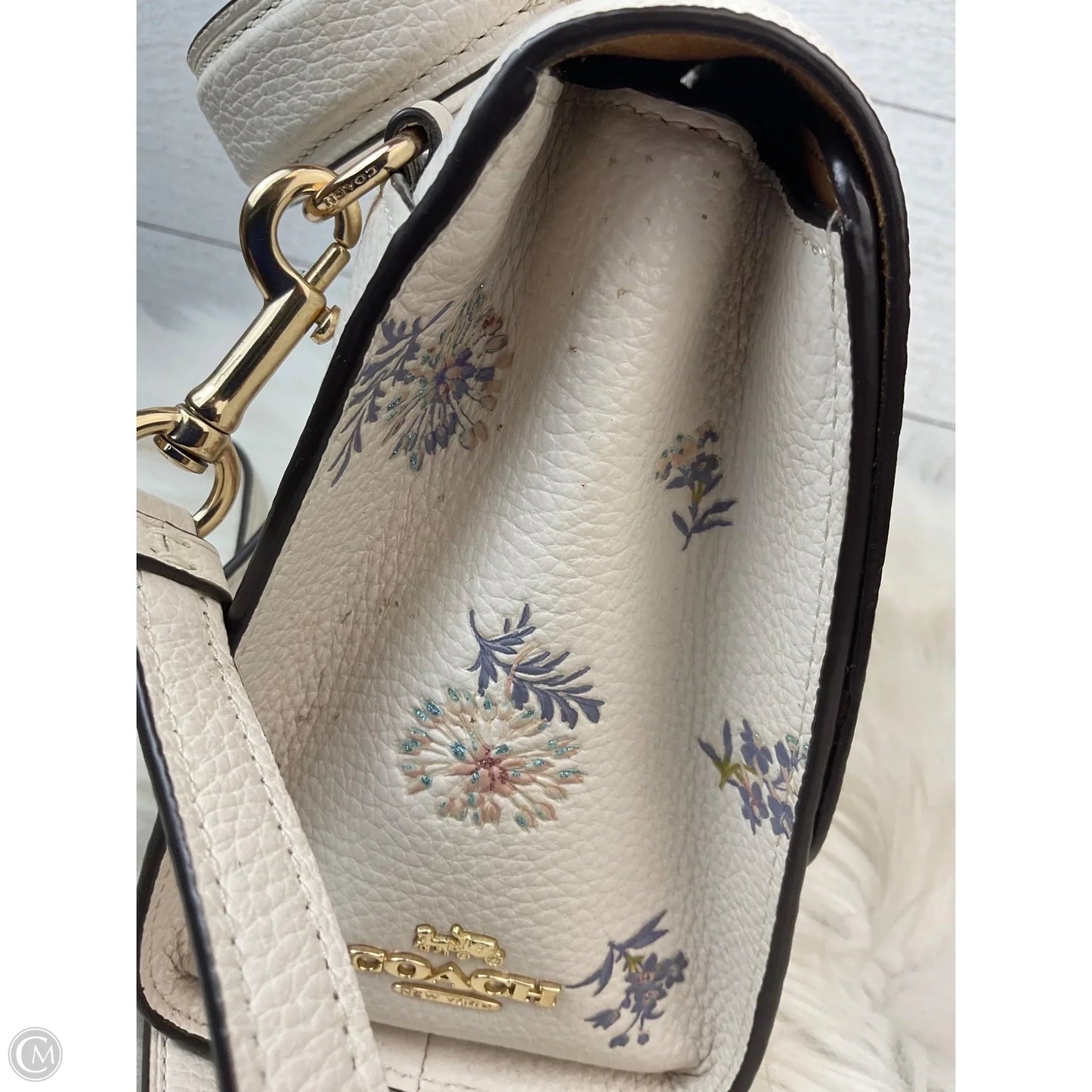 Crossbody Designer By Coach, Size: Medium