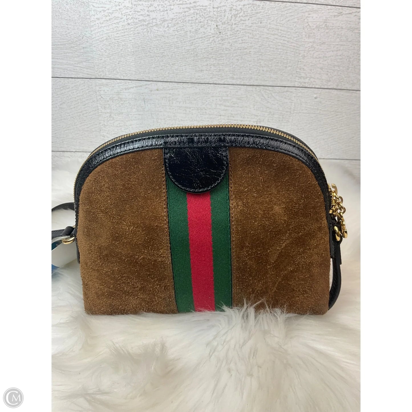 Crossbody Luxury Designer By Gucci, Size: Small