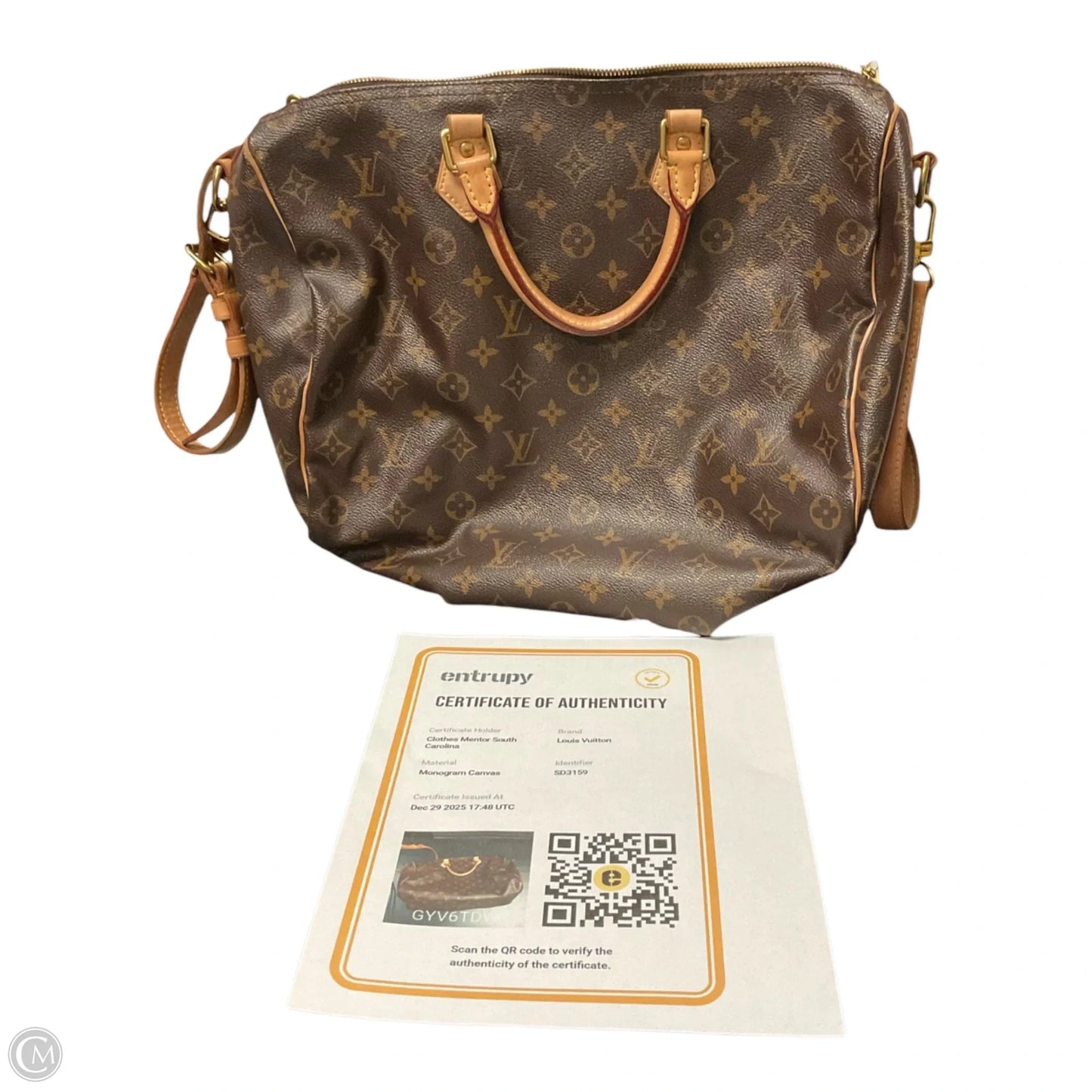 Handbag Luxury Designer By Louis Vuitton, Size: Medium