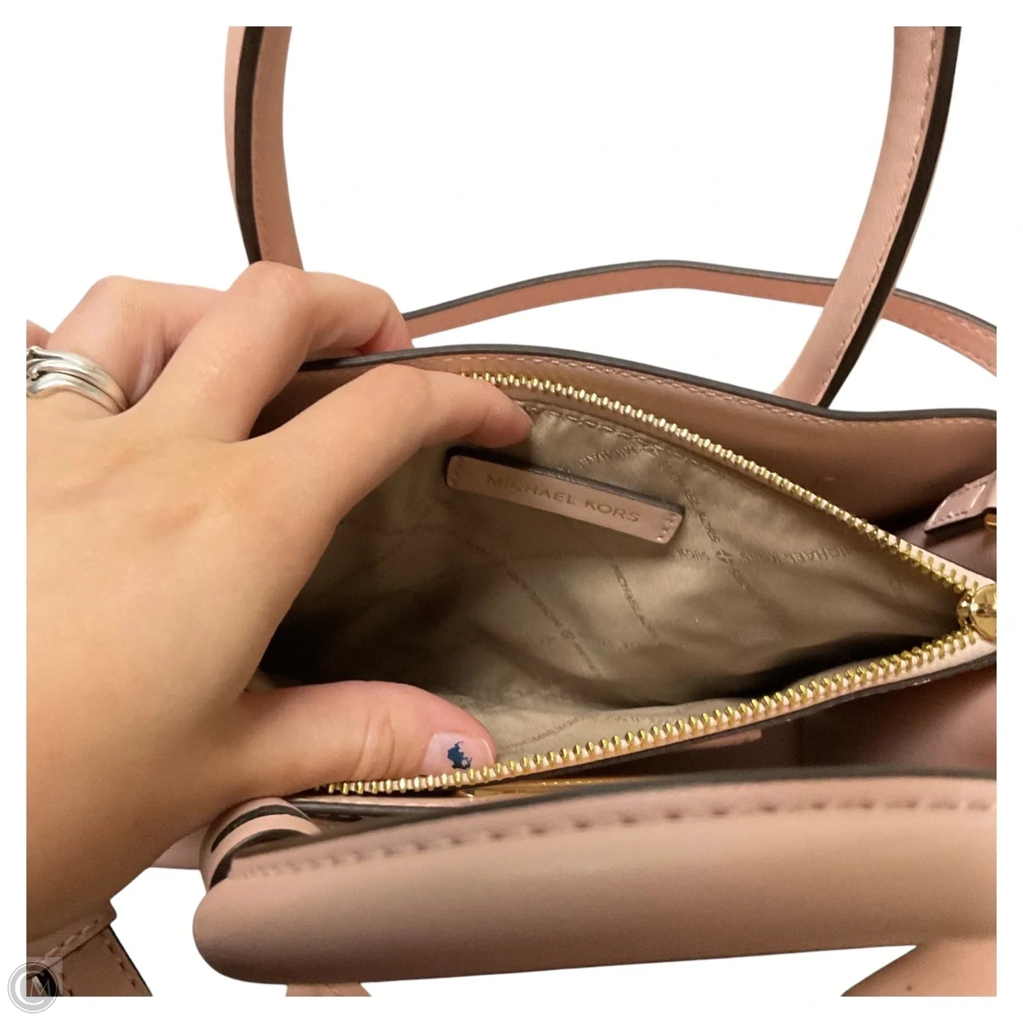 Crossbody Designer By Michael Kors, Size: Medium