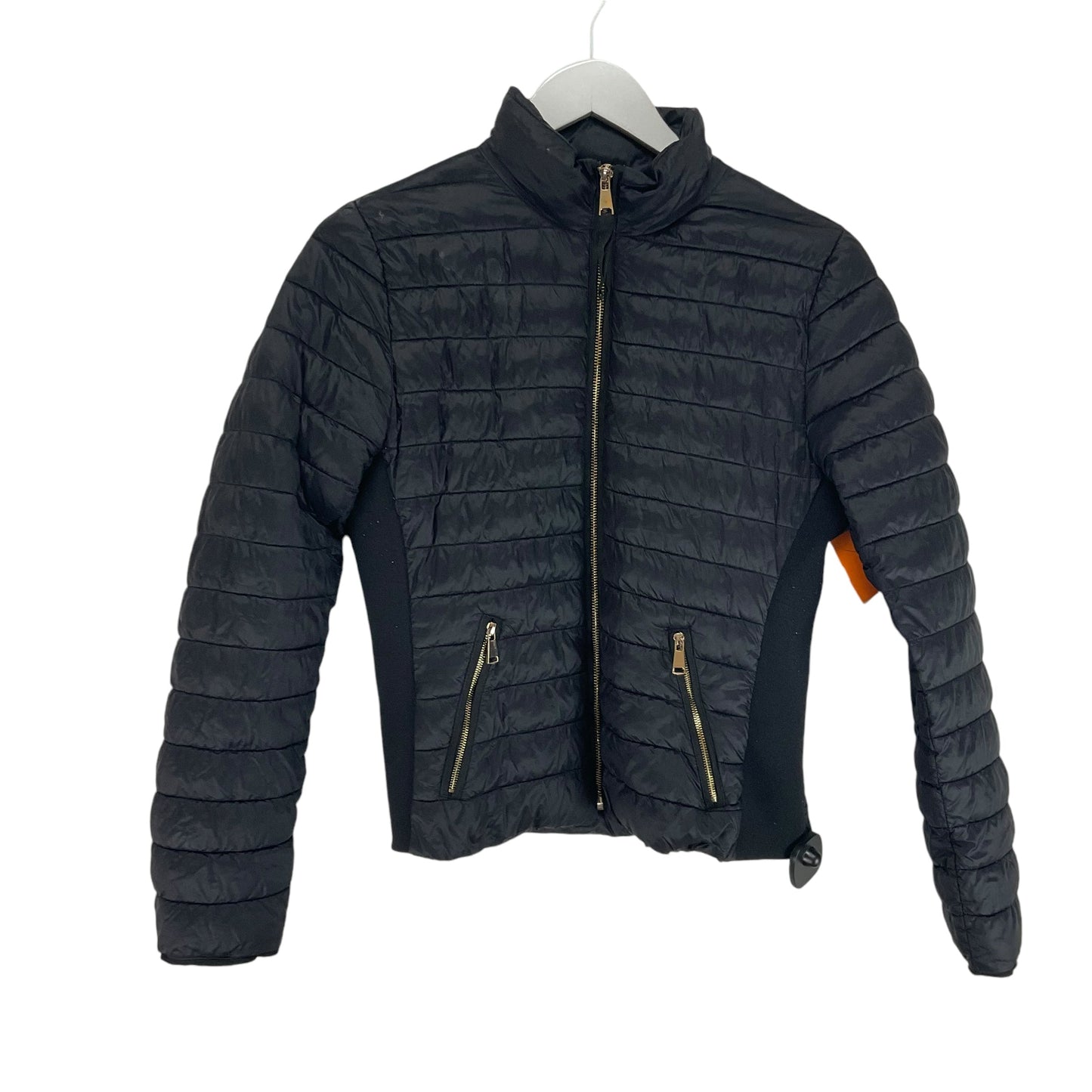 Jacket Puffer & Quilted By Love Tree In Black, Size: S