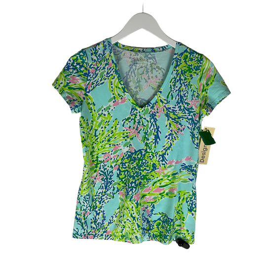 Top Short Sleeve Designer By Lilly Pulitzer  Size: S