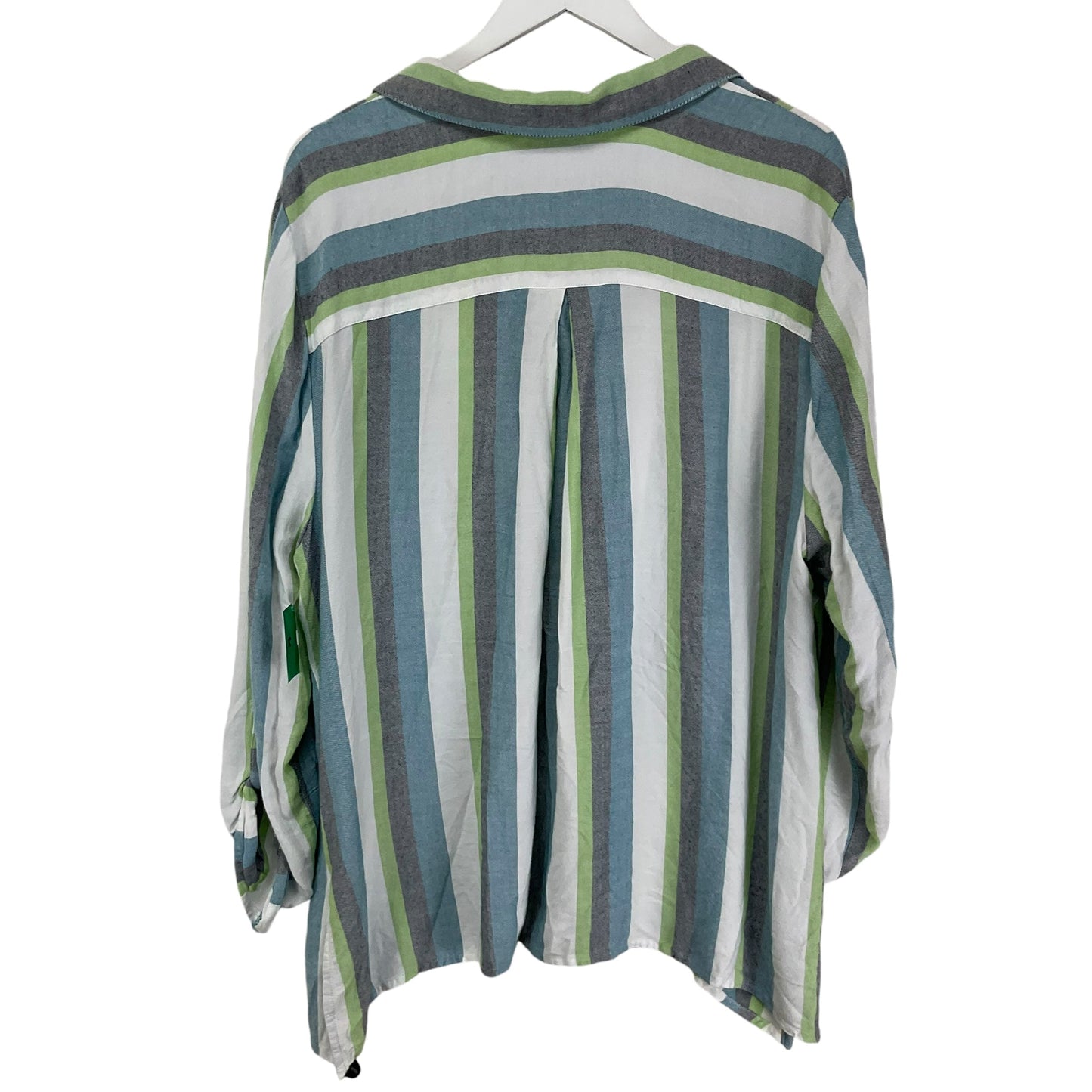 Top Long Sleeve By Ruby Rd In Striped Pattern, Size: Xl