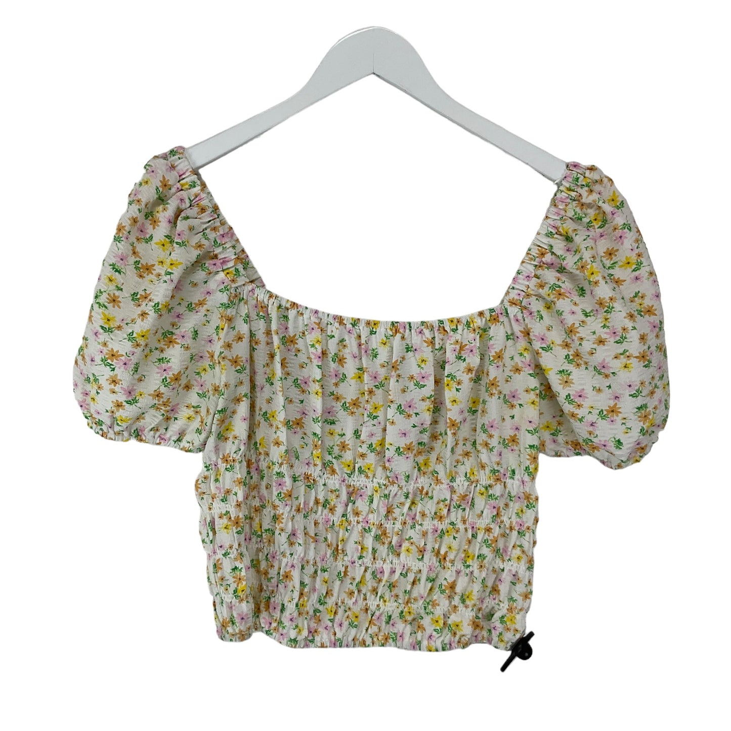 Floral Print Top Short Sleeve Elodie, Size L