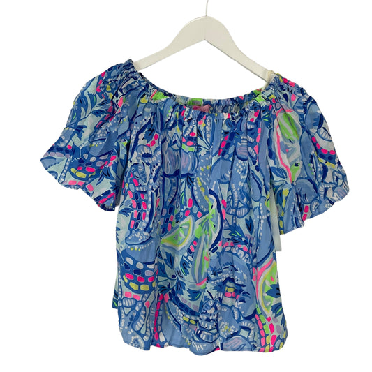 Top Short Sleeve Designer By Lilly Pulitzer  Size: Xxs