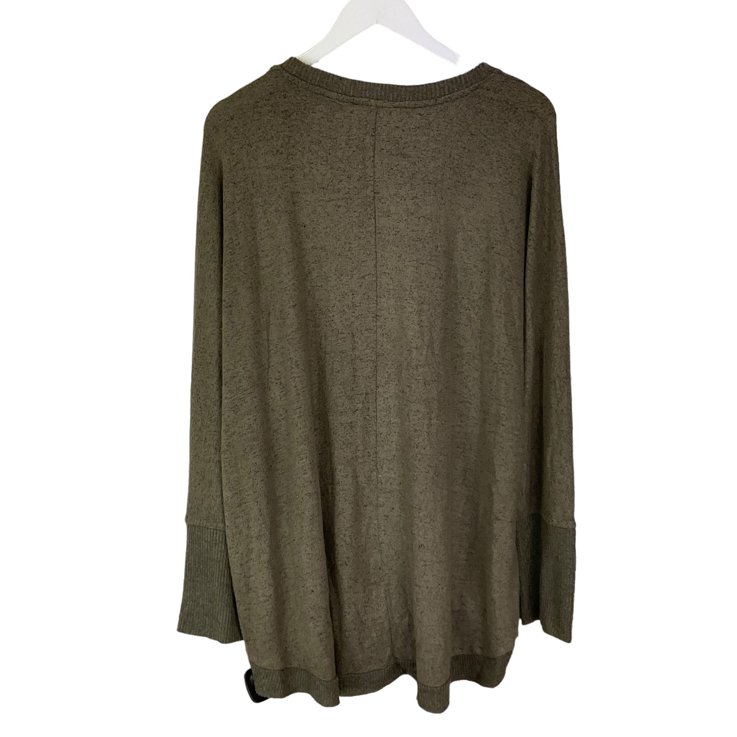 Grey Top Long Sleeve West Bound, Size 1x