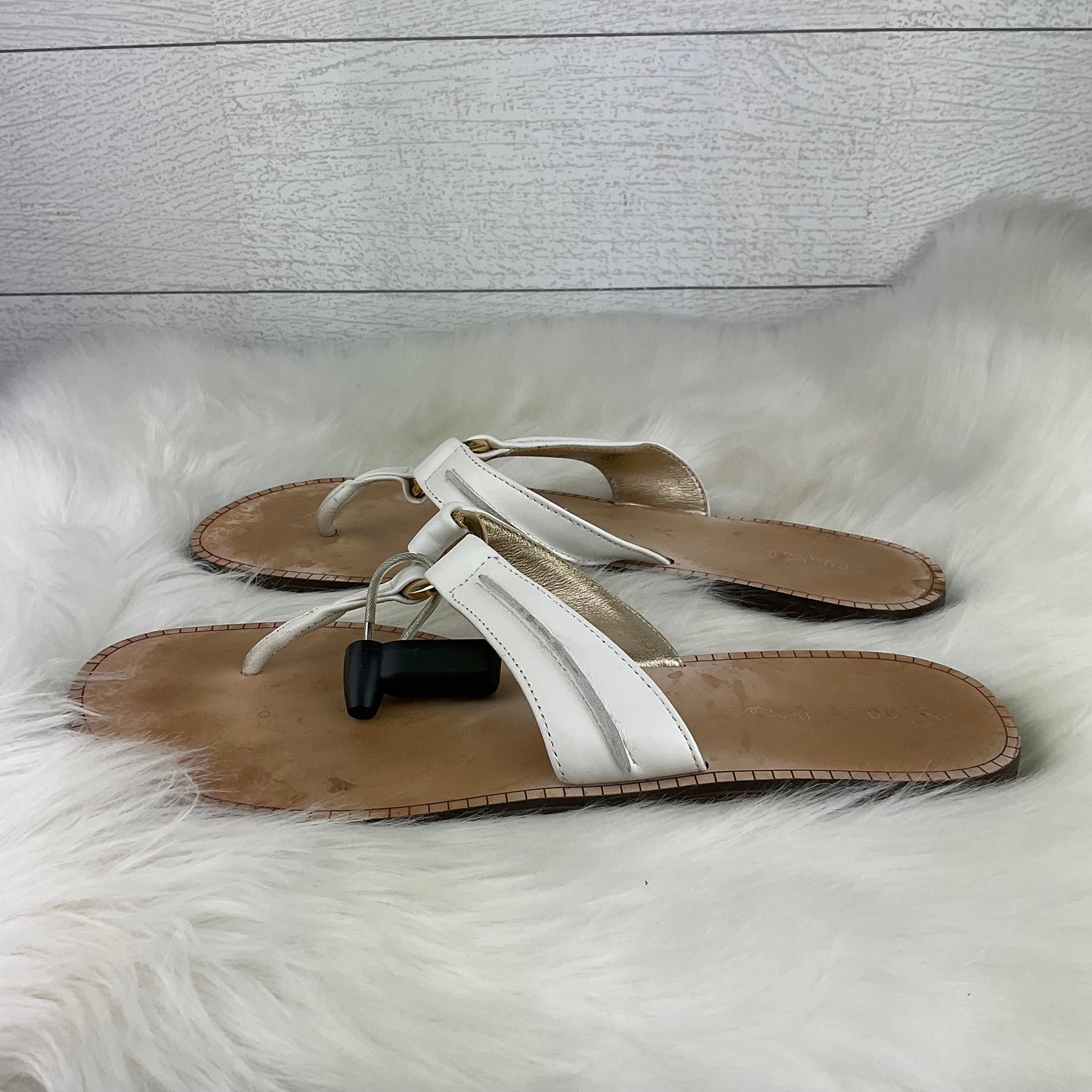 White Sandals Designer Lilly Pulitzer, Size 10