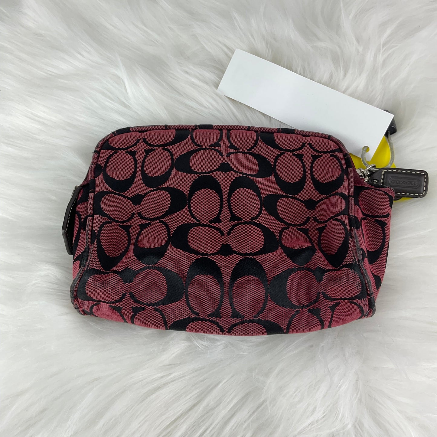 Makeup Bag Designer By Coach, Size: Medium