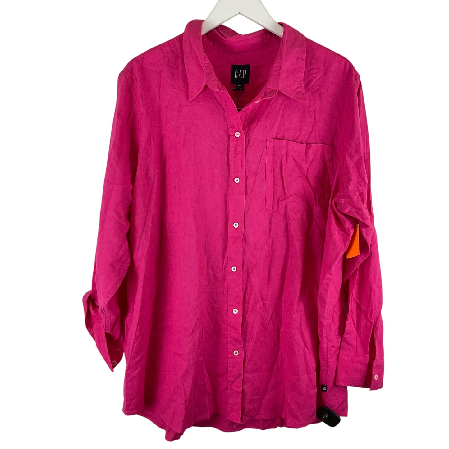 Top Short Sleeve By Gap In Pink, Size: Xxl