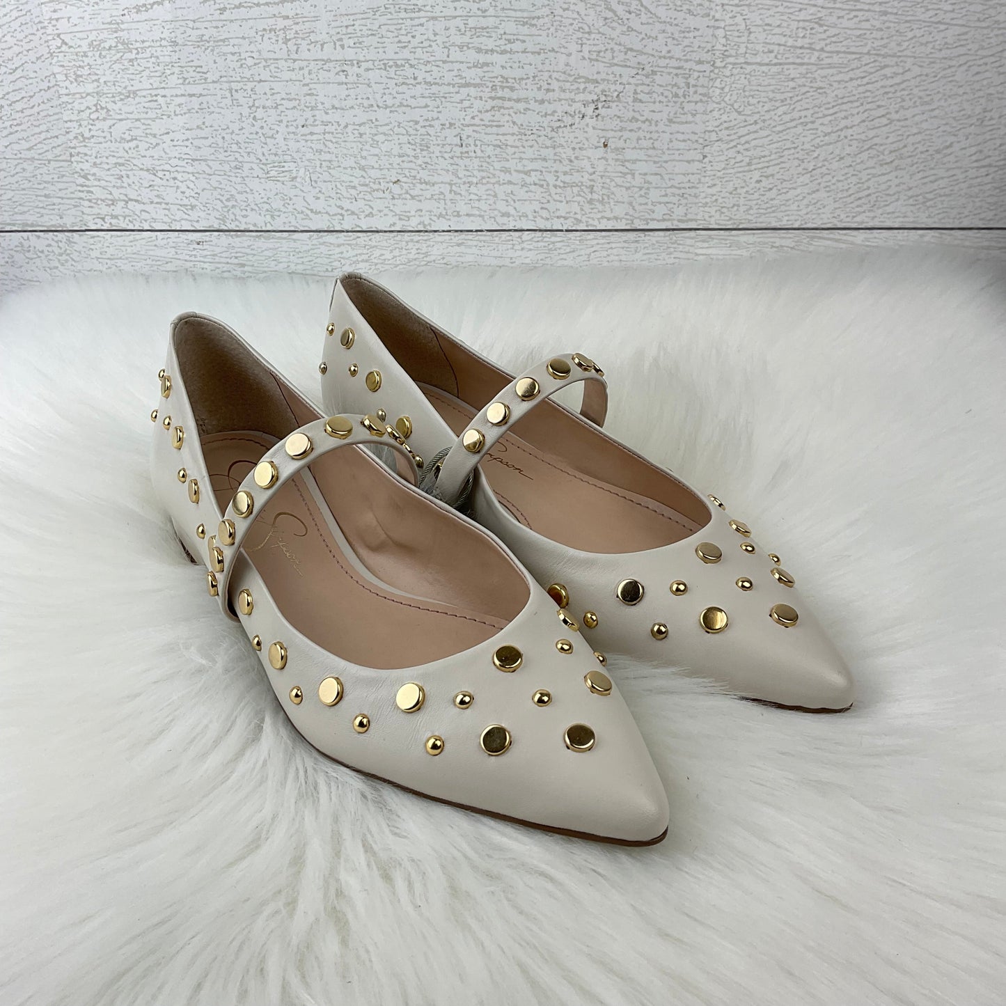 Shoes Flats By Jessica Simpson In White, Size: 6