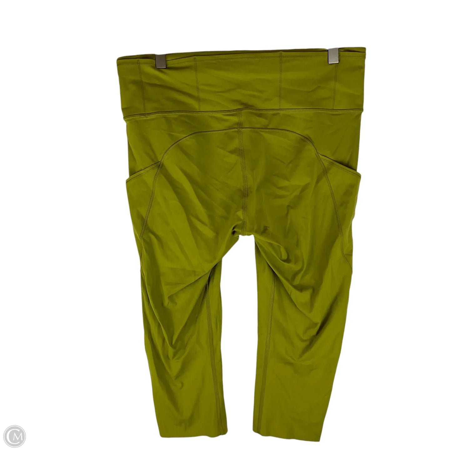 Athletic Capris By Lululemon In Green, Size: 12