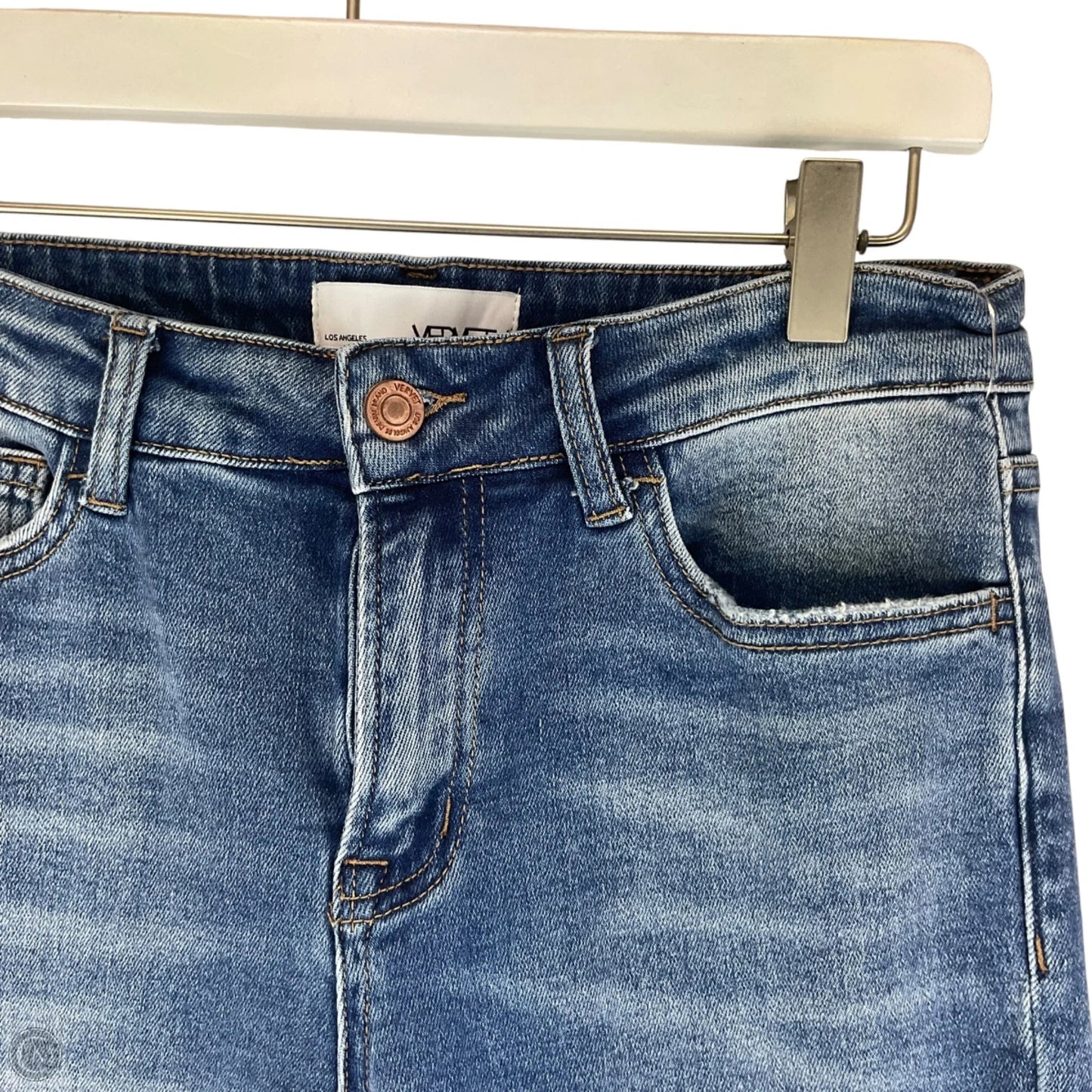 Jeans Boot Cut By Vervet In Blue Denim, Size: 6