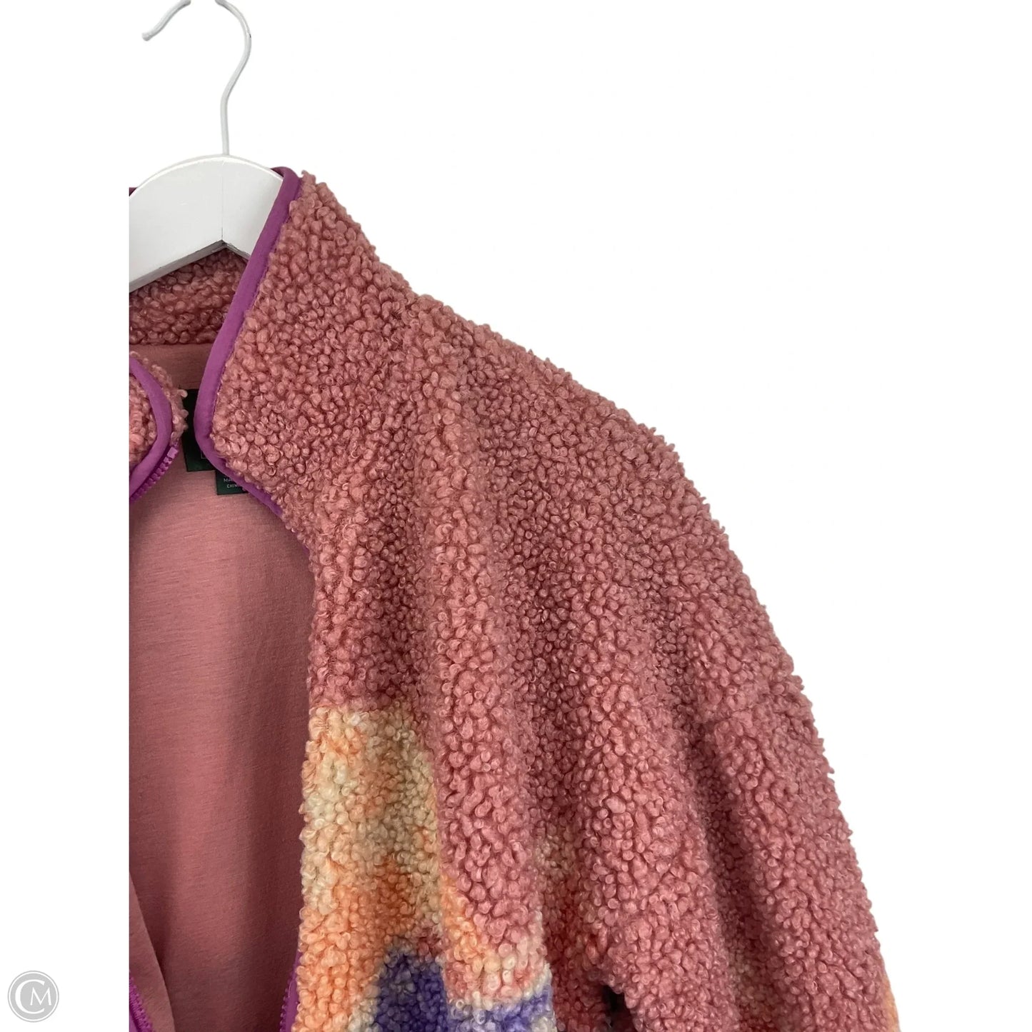 Coat Faux Fur & Sherpa By Wild Fable In Pink & Purple, Size: M