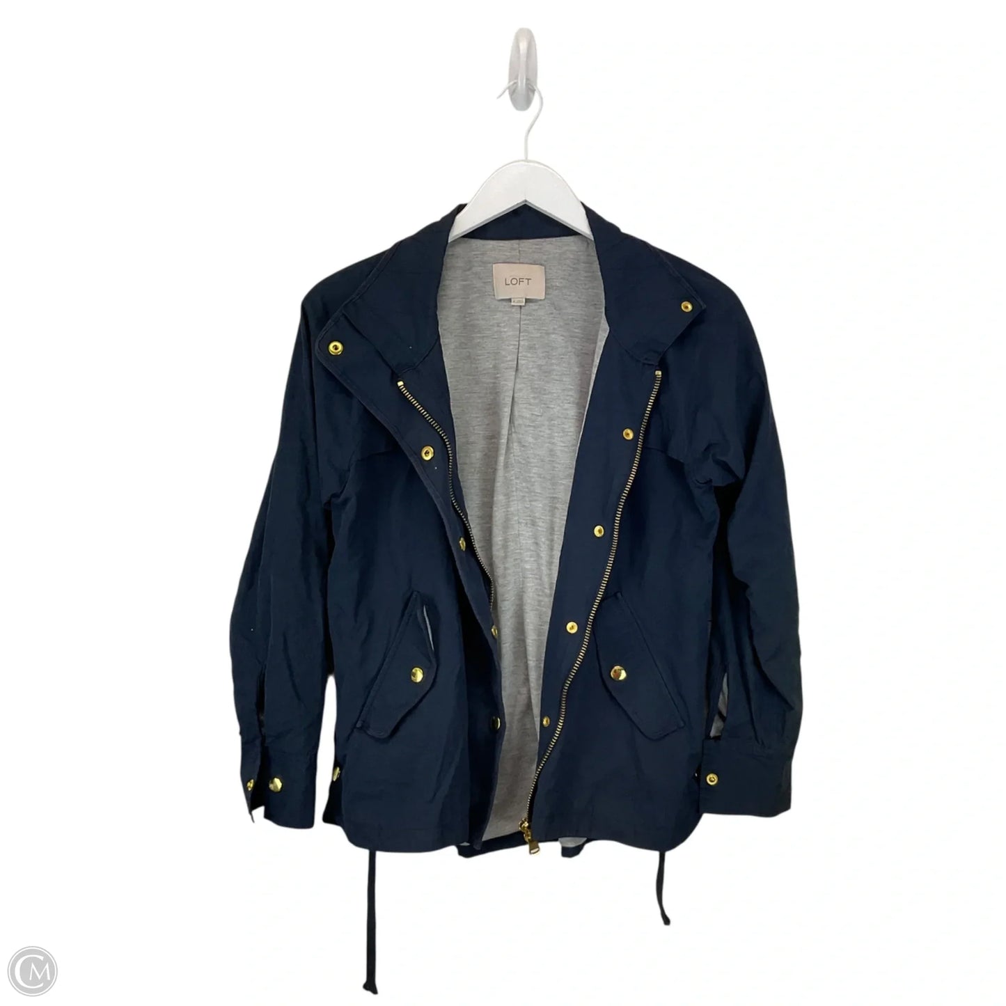 Jacket Utility By Loft In Navy, Size: Xs