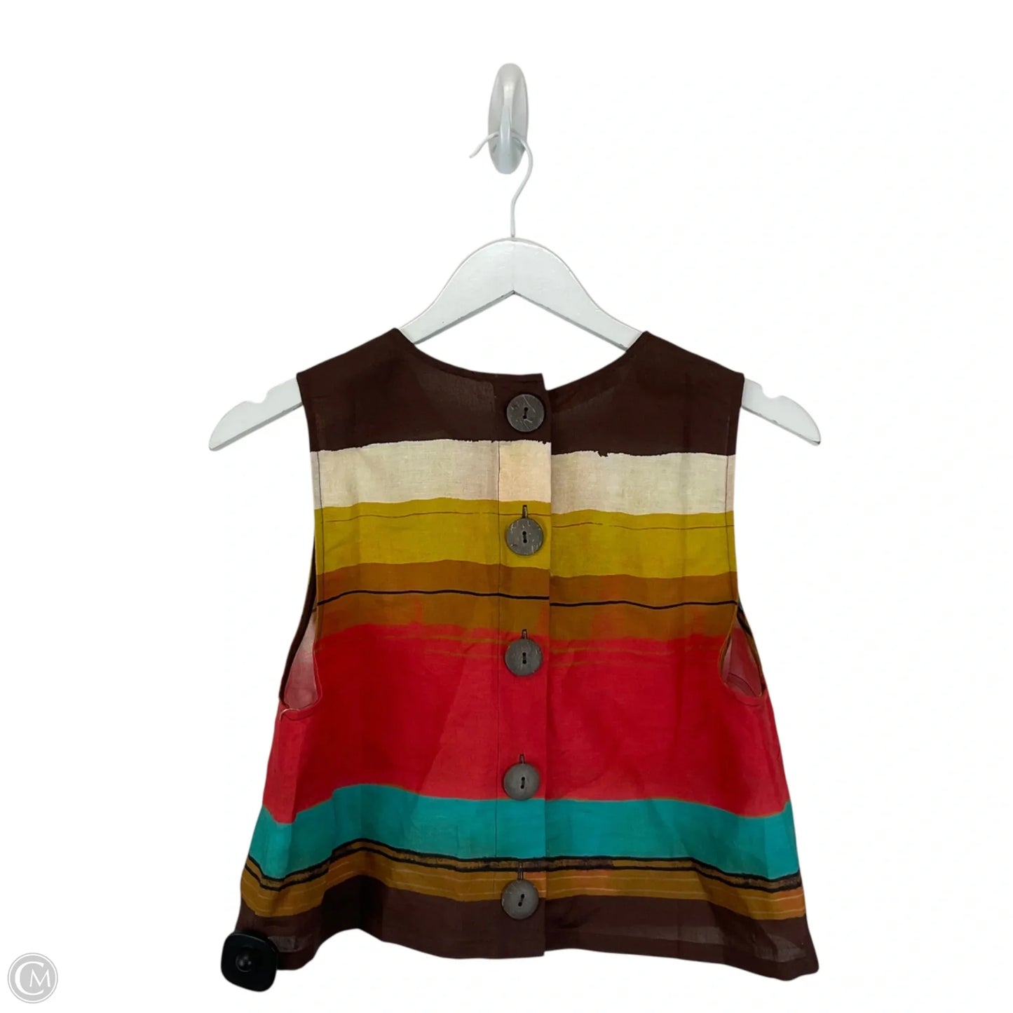 Top Sleeveless By Marie Oliver In Multi-colored, Size: M