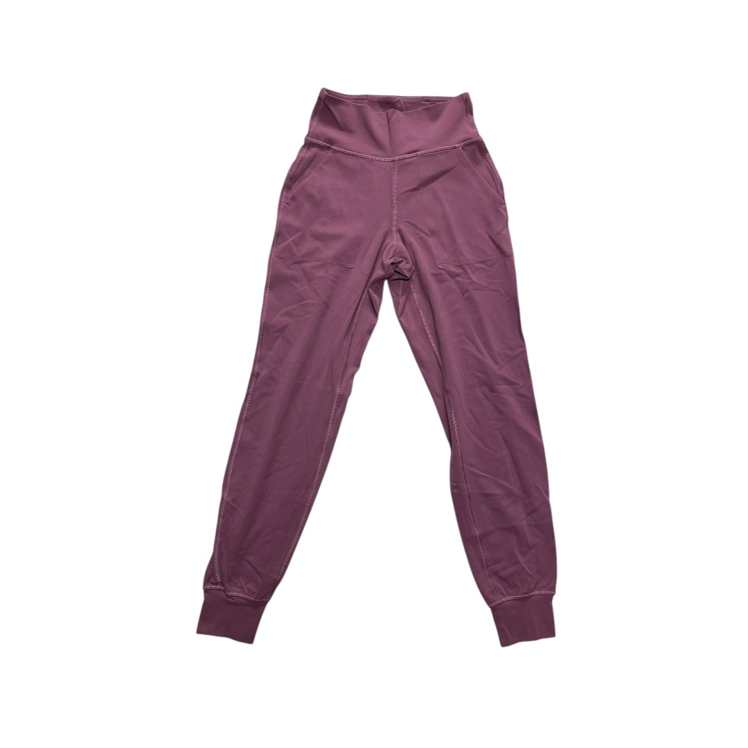 Athletic Pants By Lululemon In Pink, Size:2