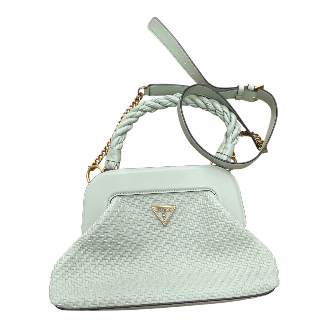 Handbag By Guess In Green, Size:Small