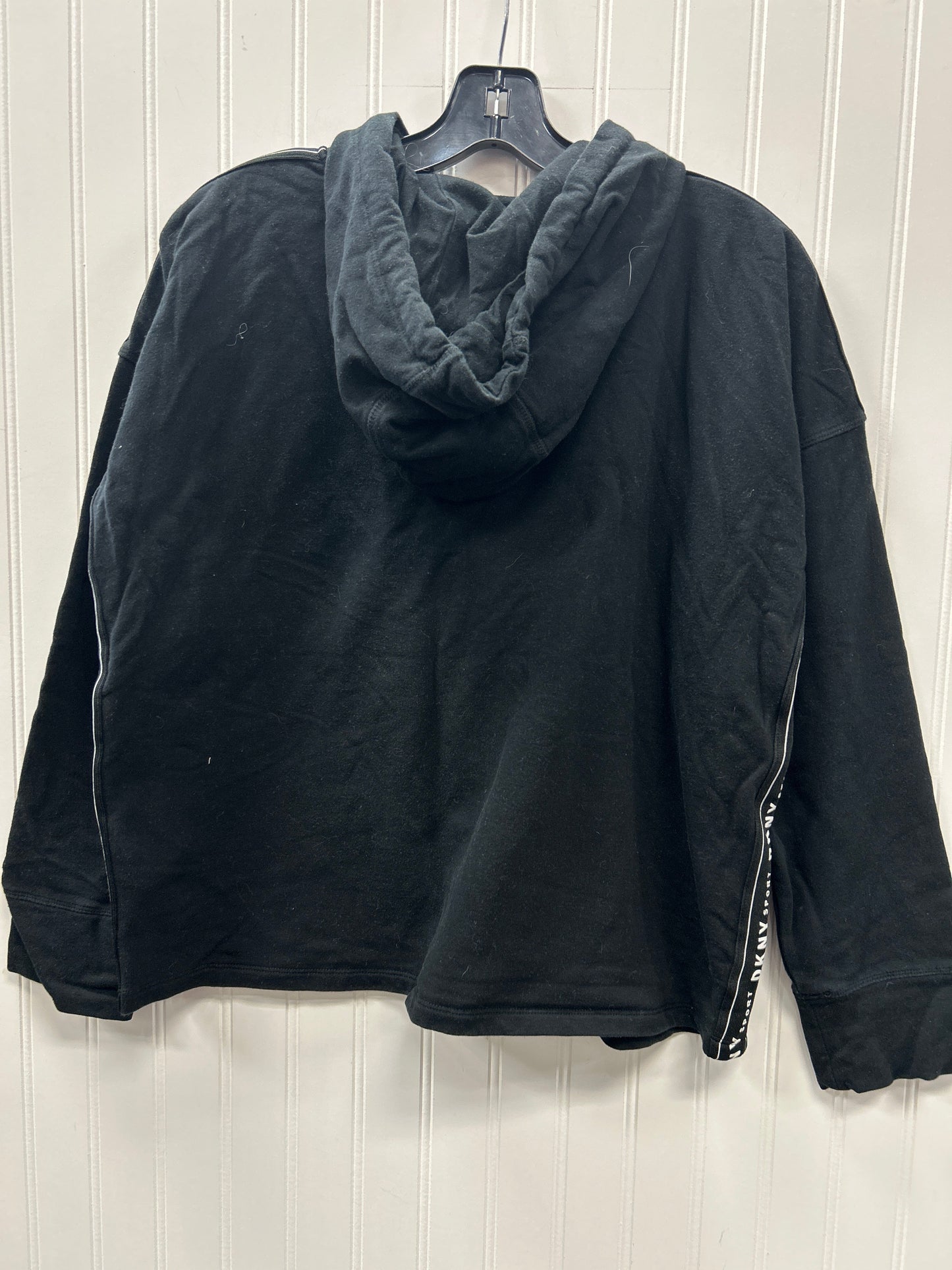 Sweatshirt Hoodie By Dkny In Black, Size:Xl