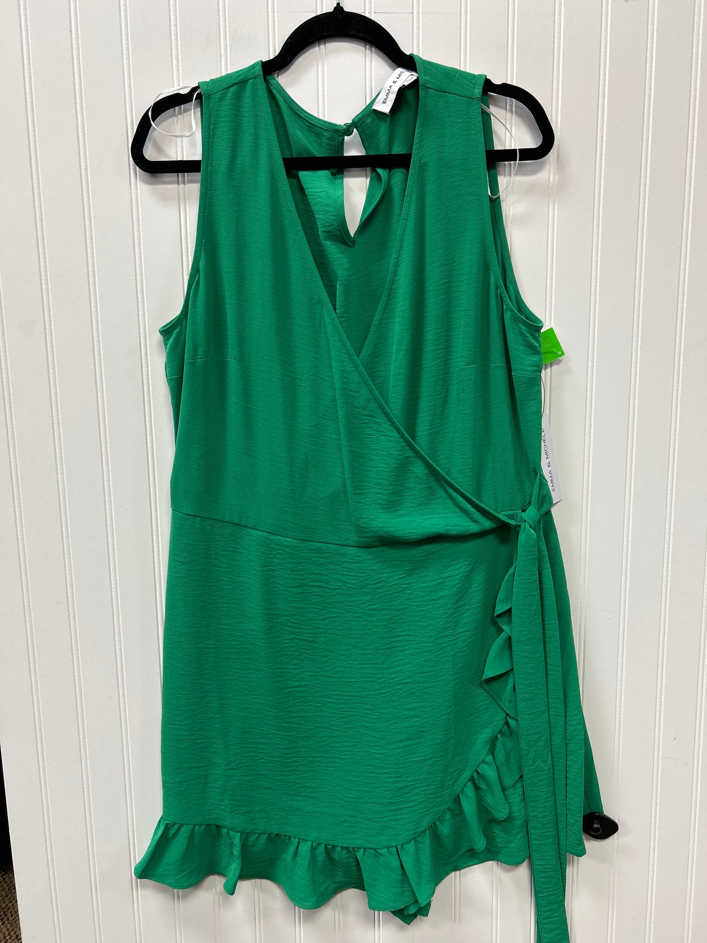 Dress Casual Midi By Emma And Michele In Green, Size:Xl