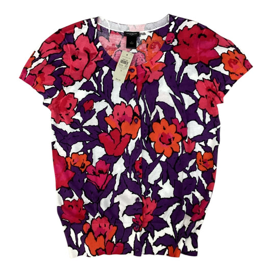 Sweater Ss By Ann Taylor In Purple & Red, Size:S