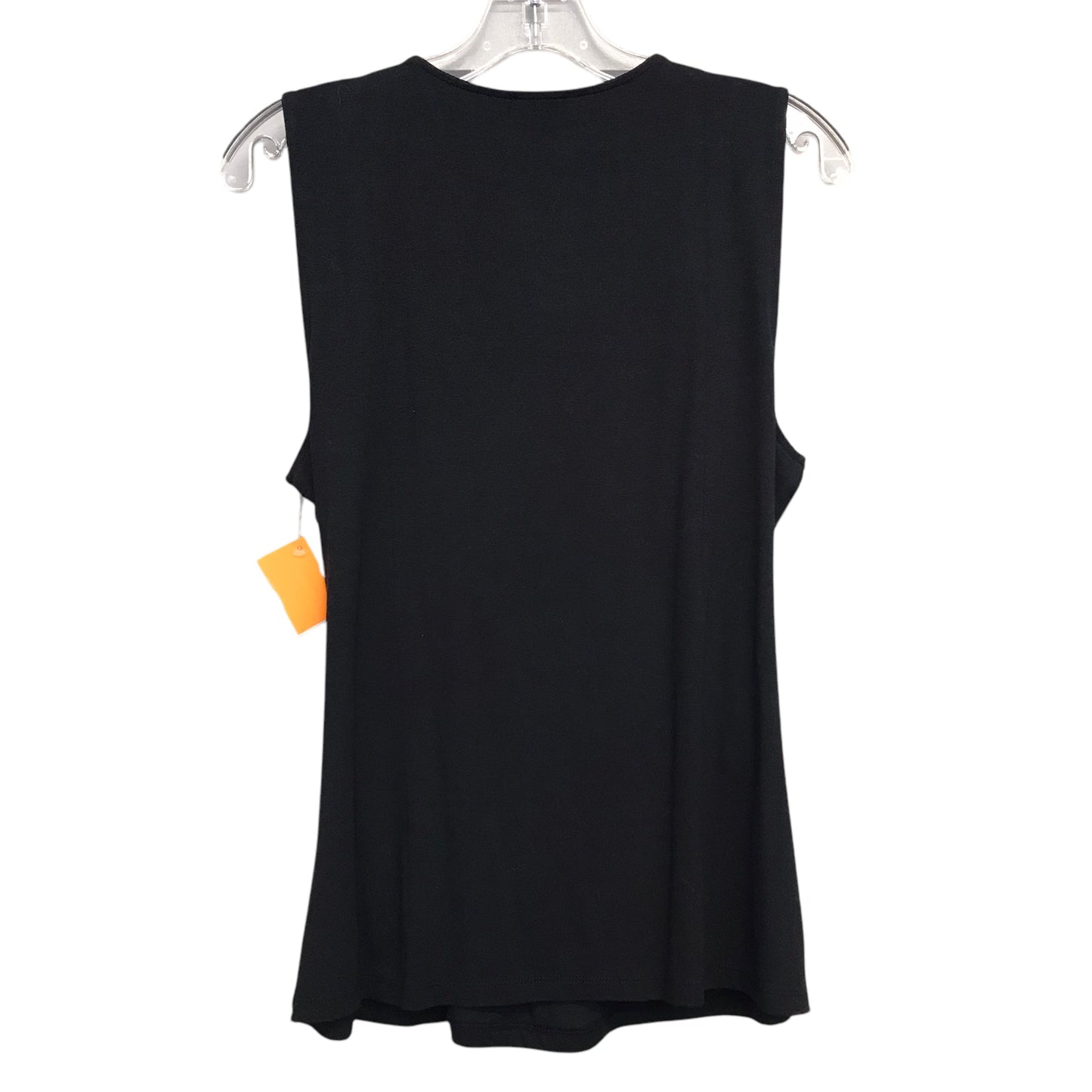 Top Sleeveless By Ann Taylor In Black, Size:L