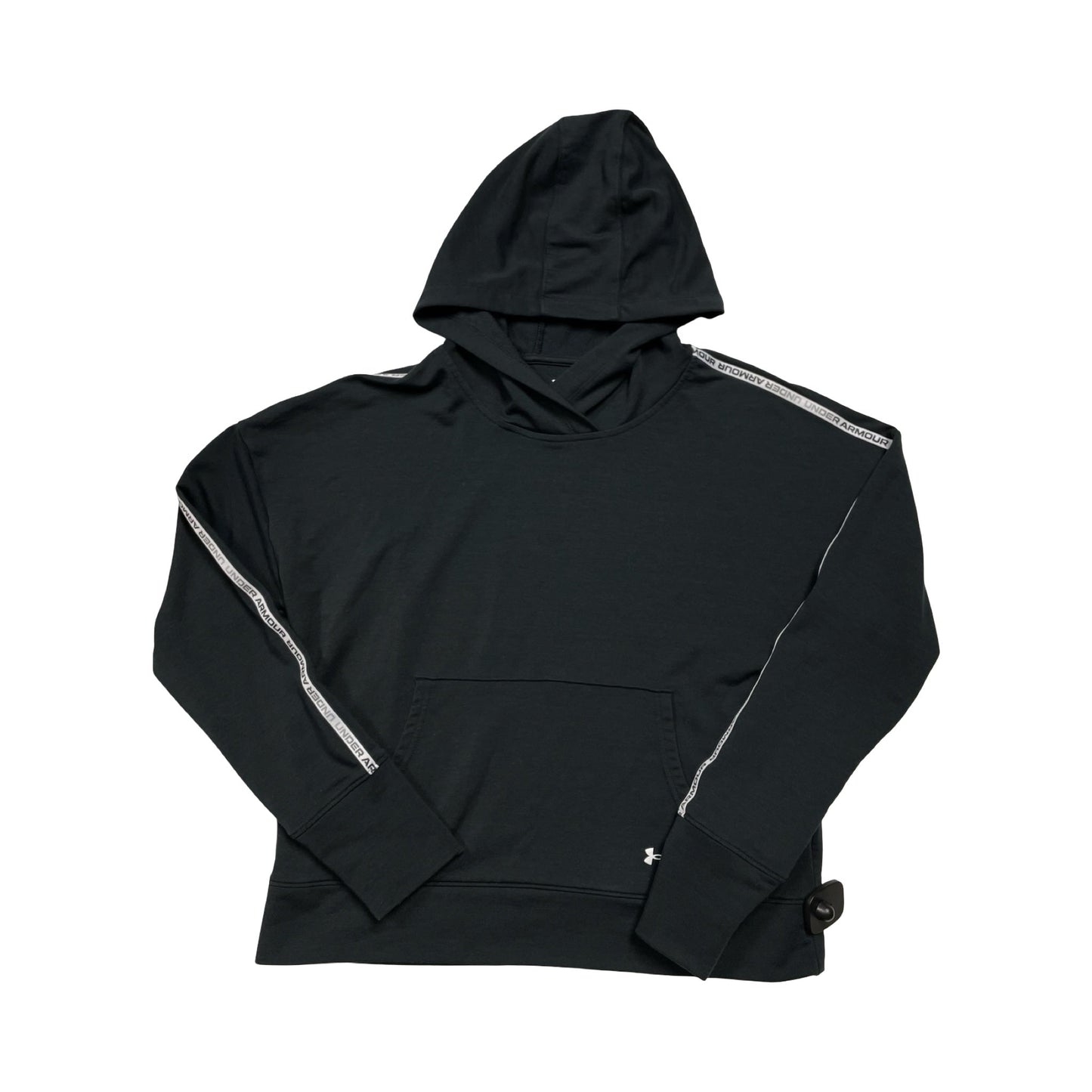 Athletic Sweatshirt Hoodie By Under Armour In Black, Size:M