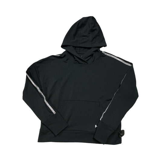 Athletic Sweatshirt Hoodie By Under Armour In Black, Size:M