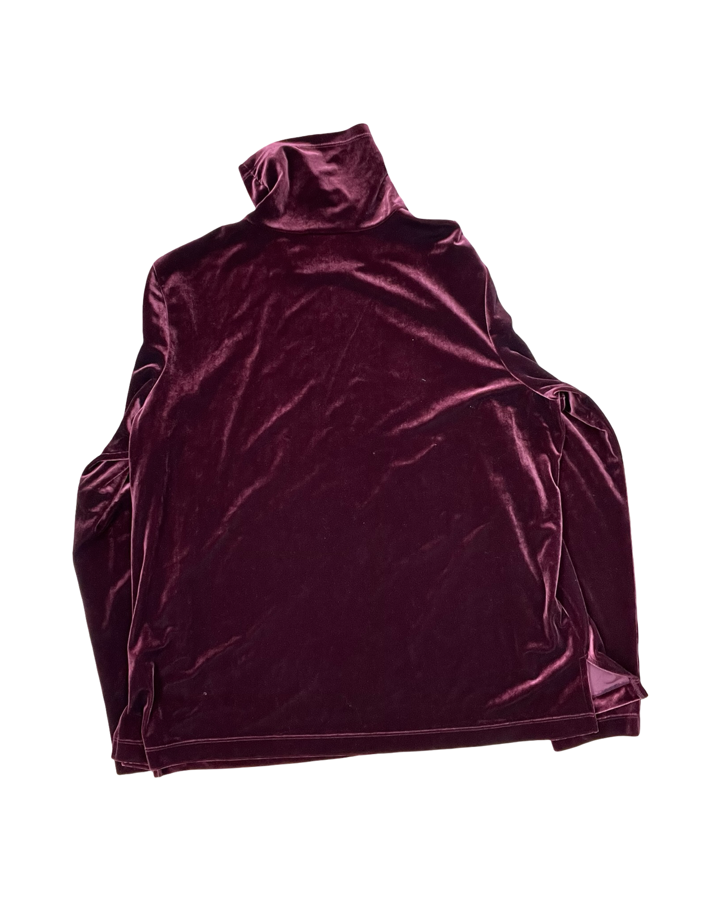 Top Ls By Susan Graver In Maroon, Size:Xl