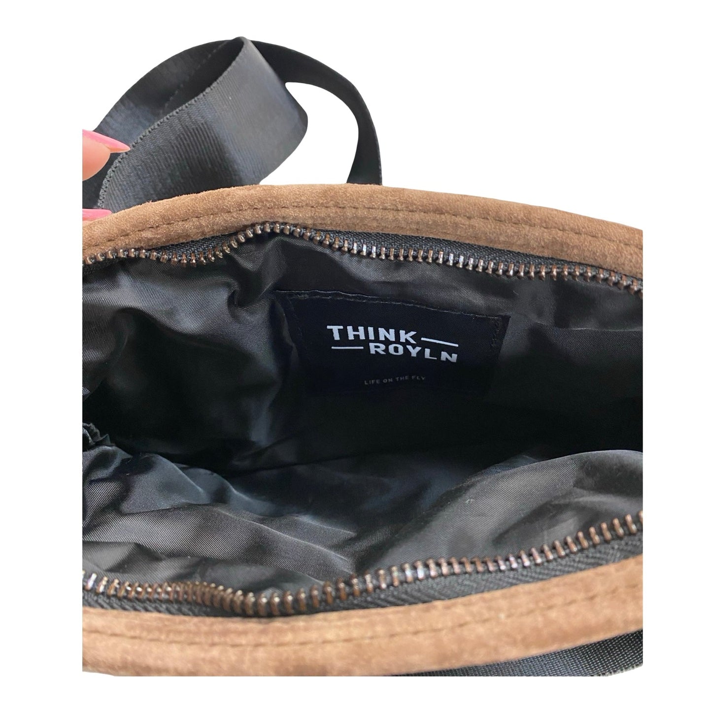 Handbag By Think Royln In Brown, Size:Small