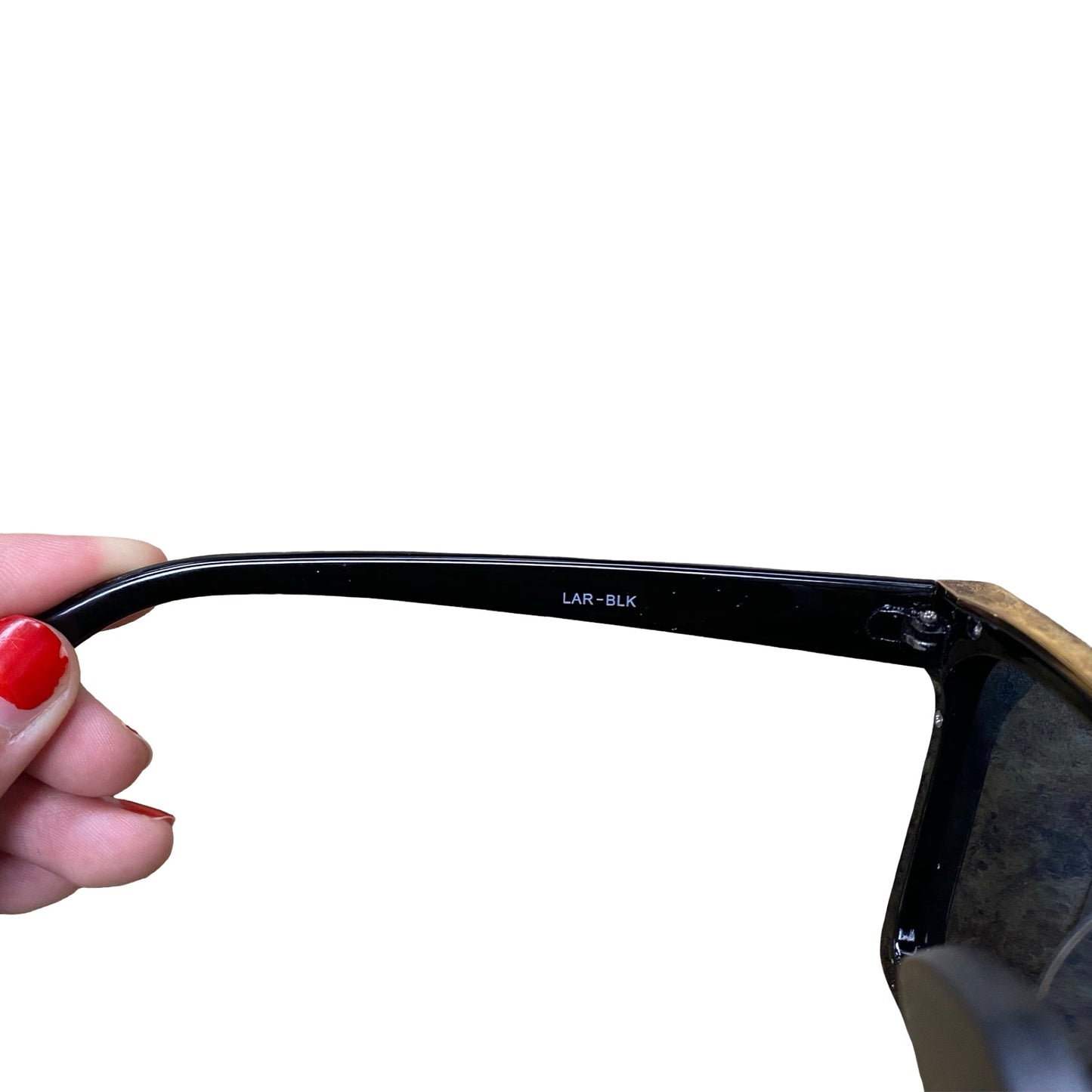Sunglasses By DAX Eyewear In Black & Gold, Size: