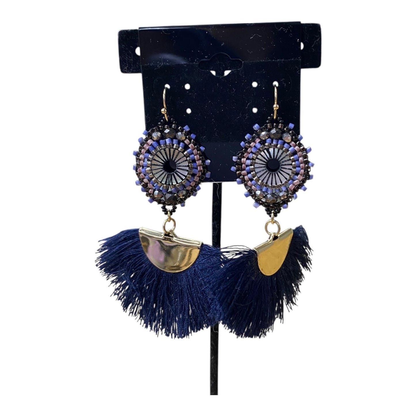 Earrings Dangle/Drop In Blue