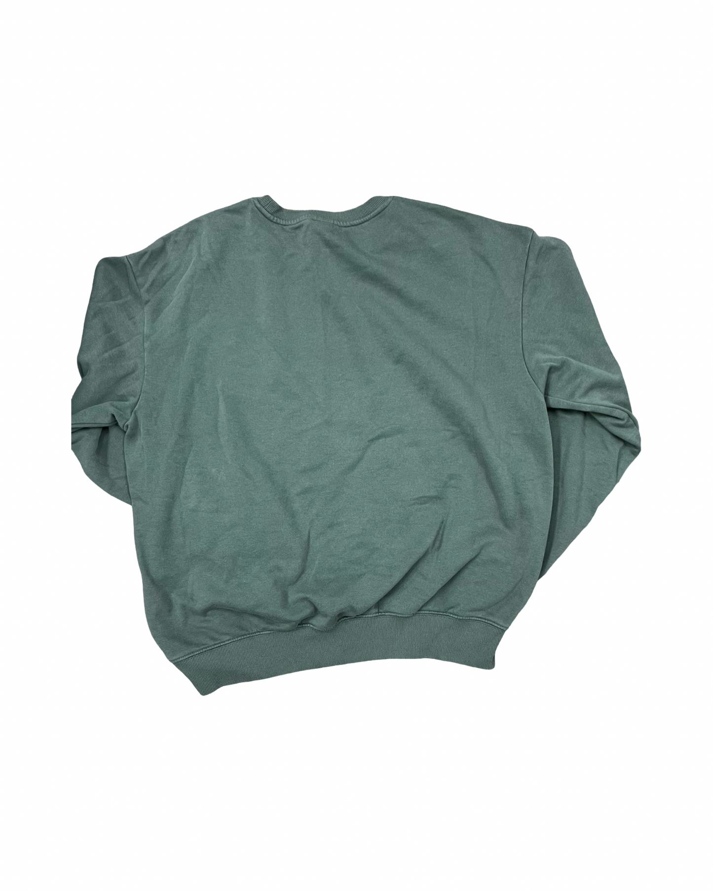 Sweatshirt Crewneck By H&M In Green, Size:M