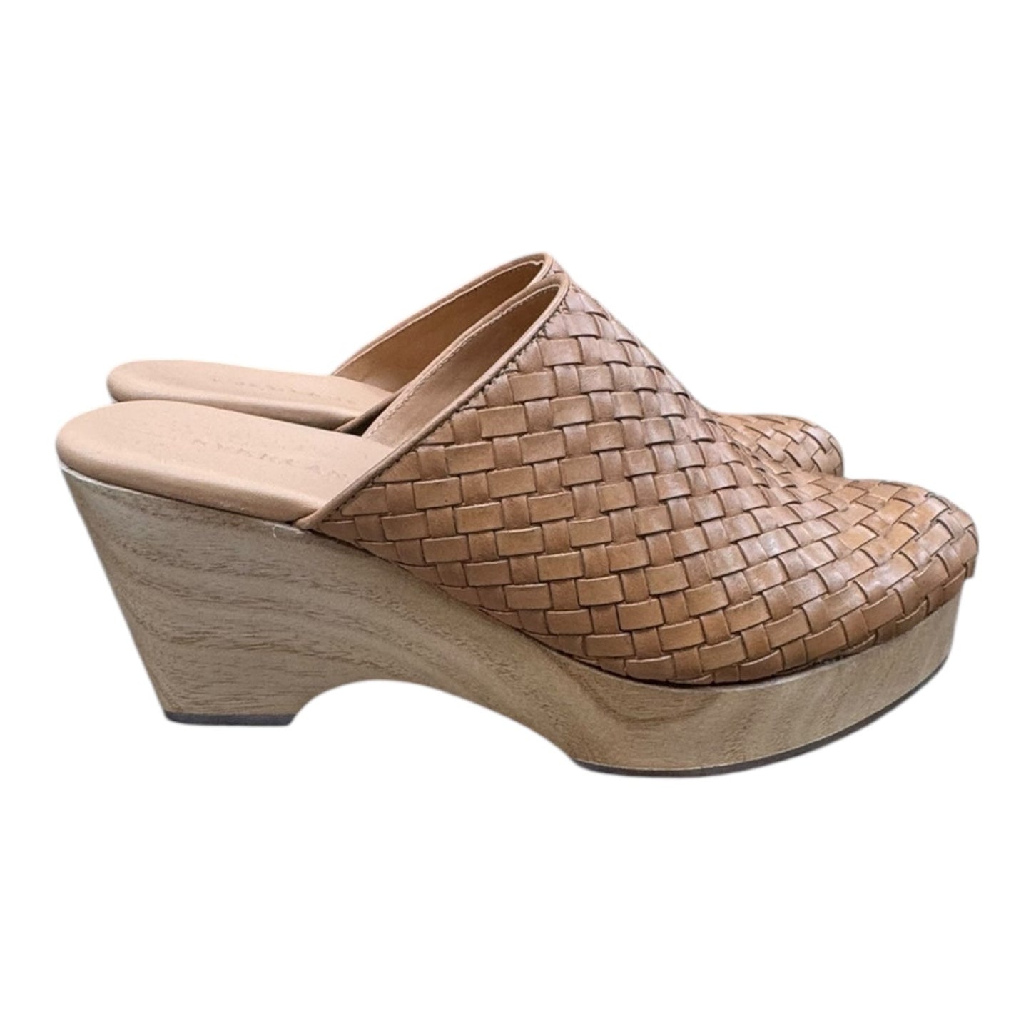 Shoes Heels Block By Everlane In Tan, Size:8.5